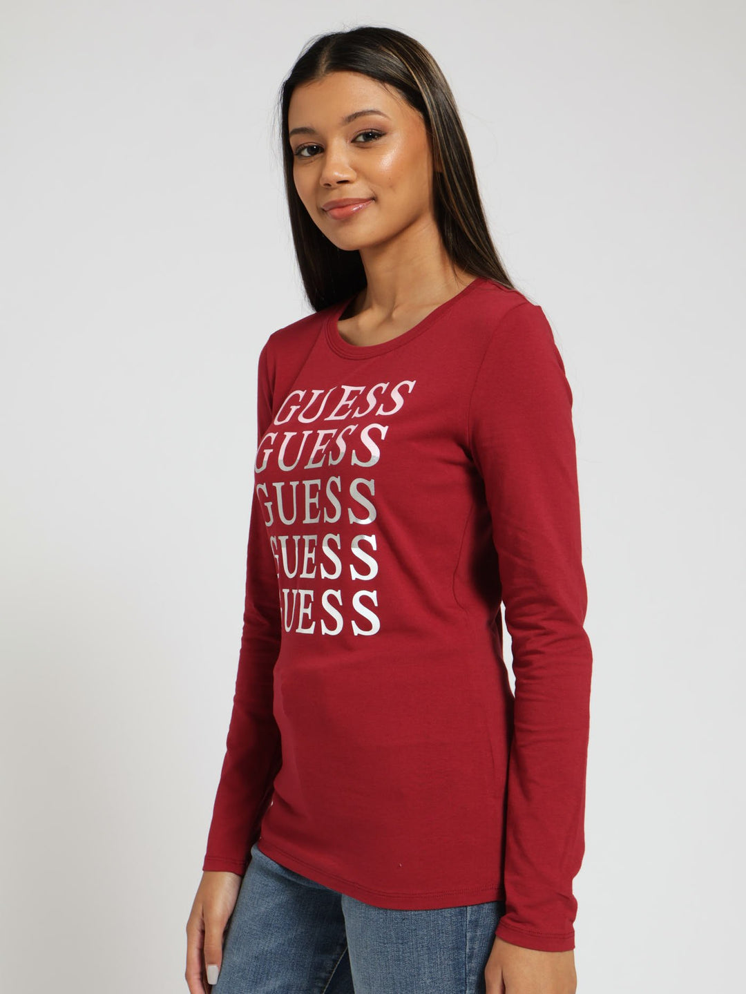 Long Sleeve Tee - Burgundy