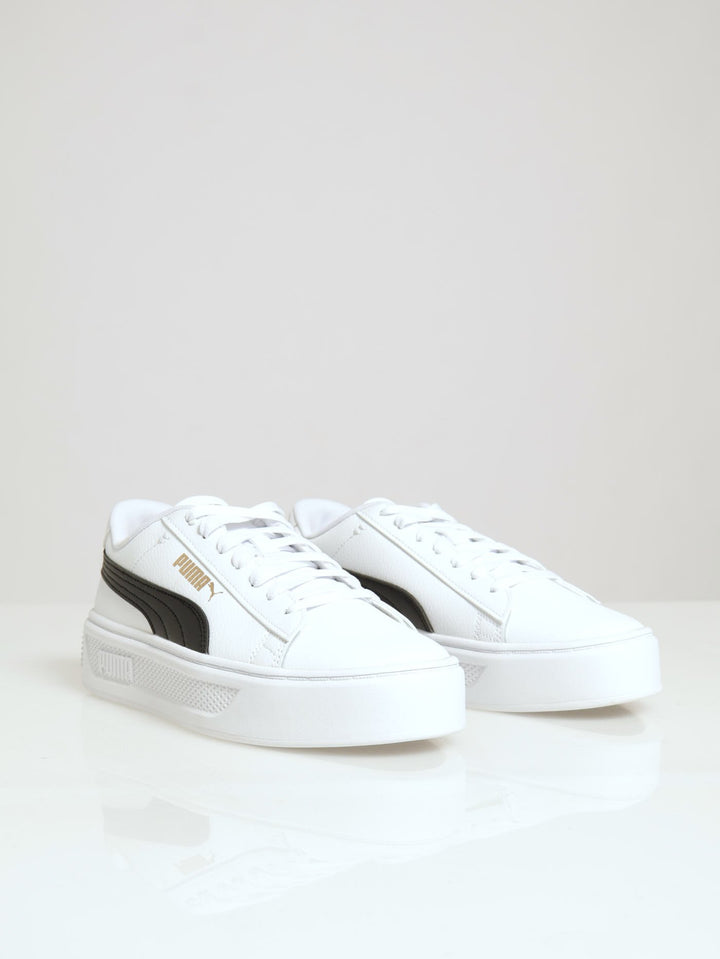 Smash Platform V2 Sneaker - White/Black