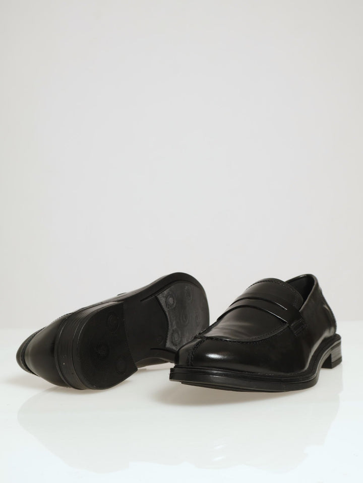 Kota Split Toe Mocc Slip On - Black