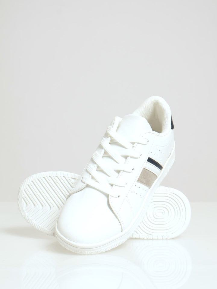 Boys Lowcut Sneaker - White