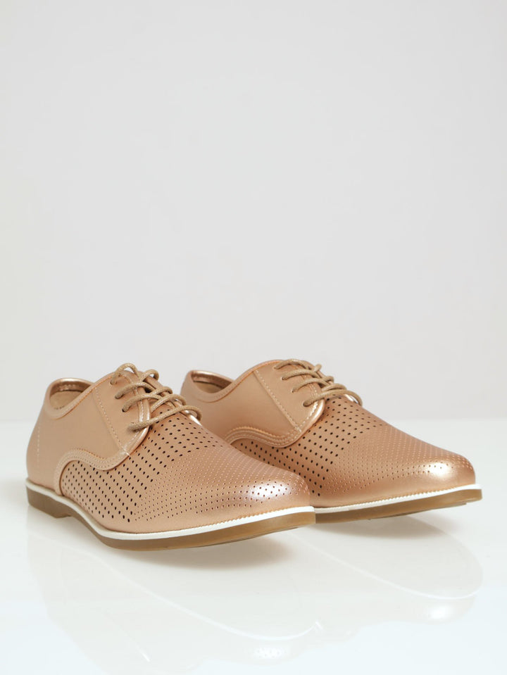 Soft Jamya Punch Jazz Shoe - Rose Gold