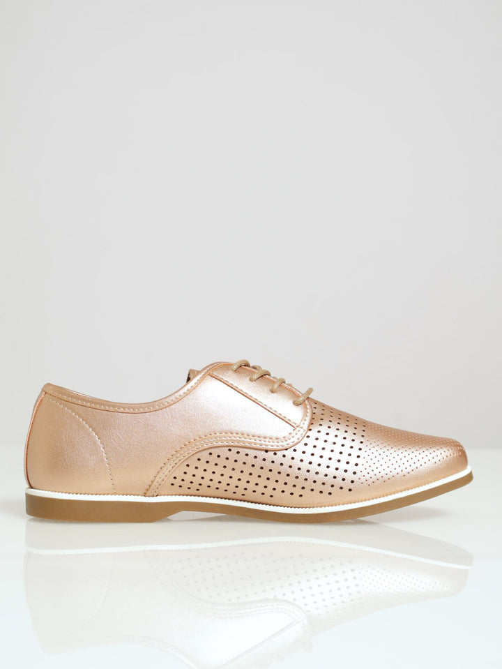 Soft Jamya Punch Jazz Shoe - Rose Gold