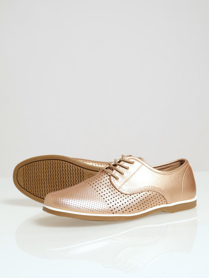 Soft Jamya Punch Jazz Shoe - Rose Gold