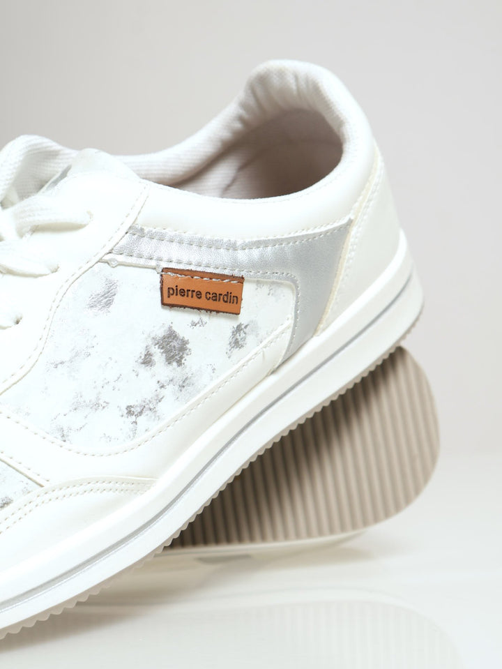 Lace Up Retro Sneaker - White