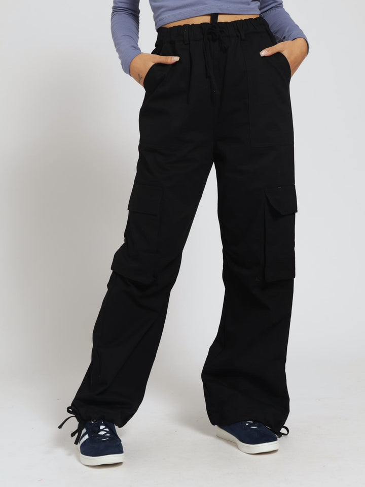 Cargo Utility Pants - Black