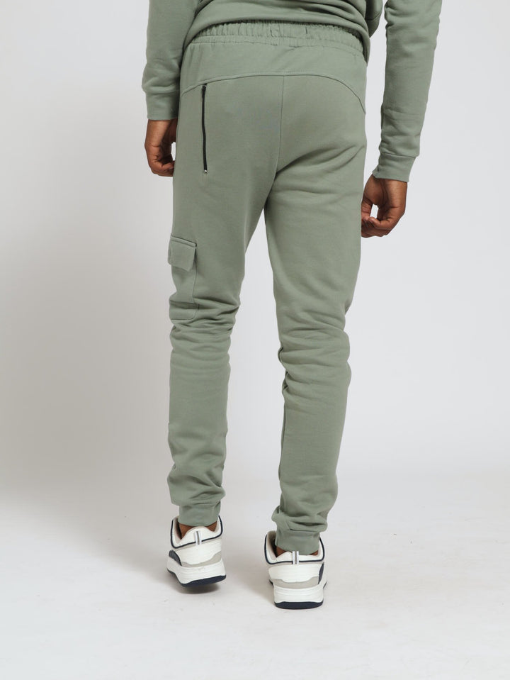 Boys Front Pocket Fleece Jogger - Green