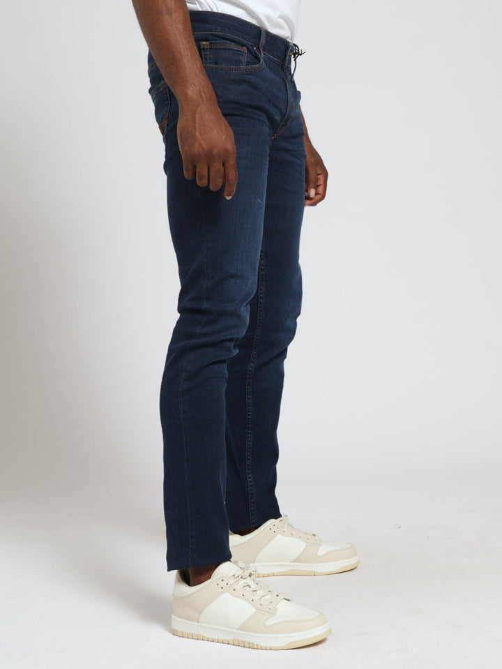 Skinny Leg Denim Jean - Dark Wash Ink