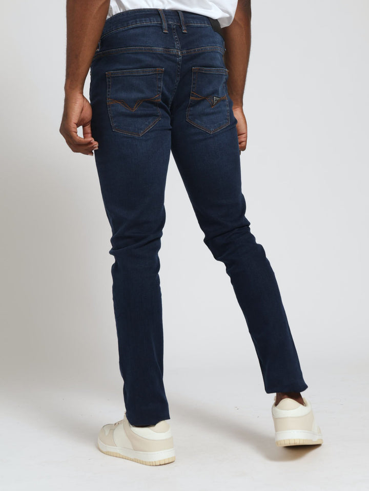 Skinny Leg Denim Jean - Dark Wash Ink