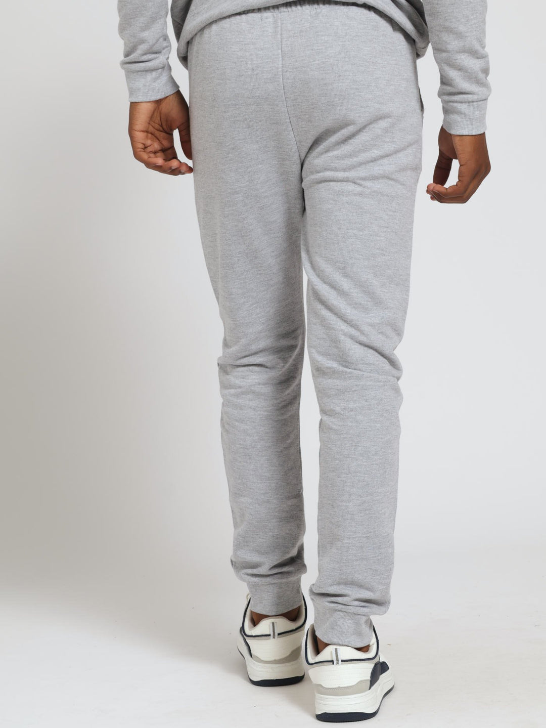 Boys Varsity Print Jogger - Light Grey