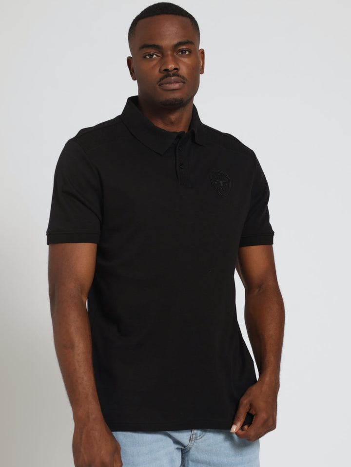 Texture Shoulder Golfer - Black