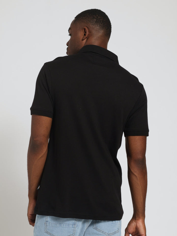 Texture Shoulder Golfer - Black