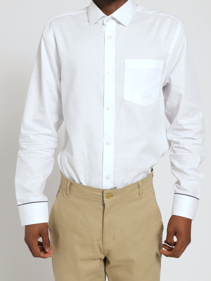 Textured Shirt - White