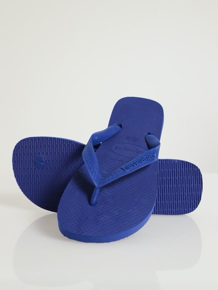 Plain Top Flip Flop - Blue