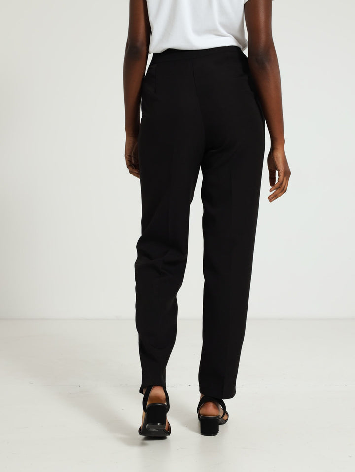 Extended Tab Slimleg Pants - Black