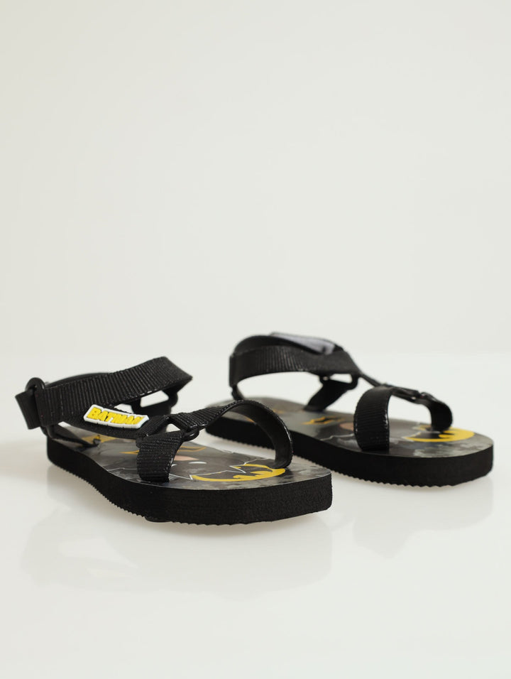 Pre-Boys Batman Adventure Sandal - Black