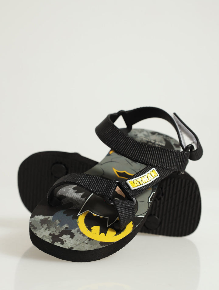 Pre-Boys Batman Adventure Sandal - Black