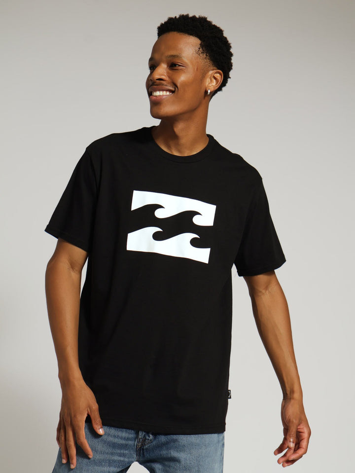 Team Wave Tee - Black