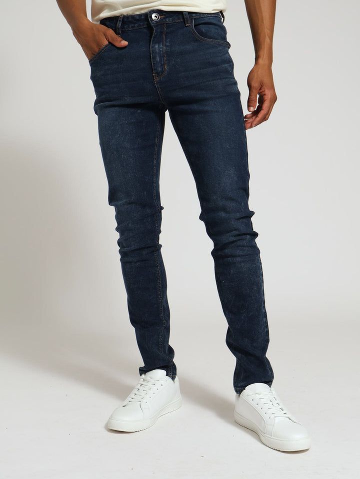 Skinny Basic Denim Jean - Dark Blue