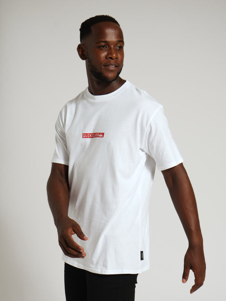 Clicker Logo Tee - White