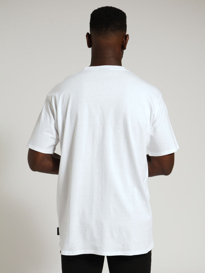 Clicker Logo Tee - White