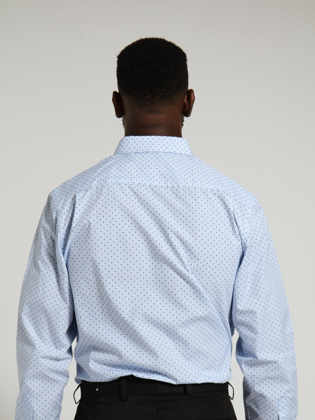 Ditsy Stripe Shirt - Blue