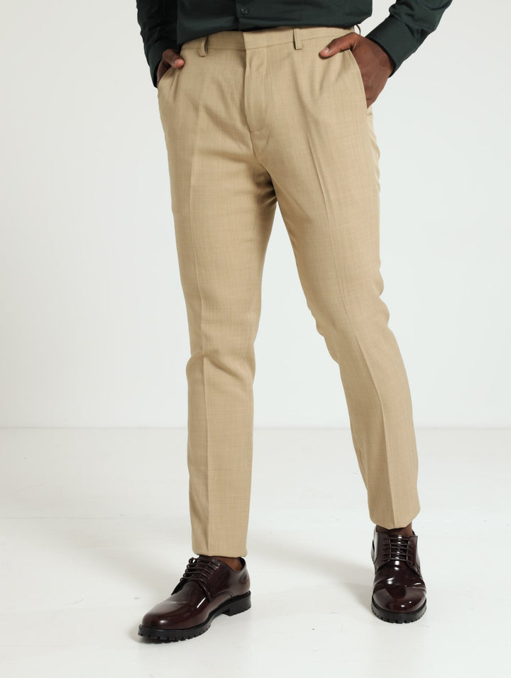 Slim Essential Suit Trouser - Tan