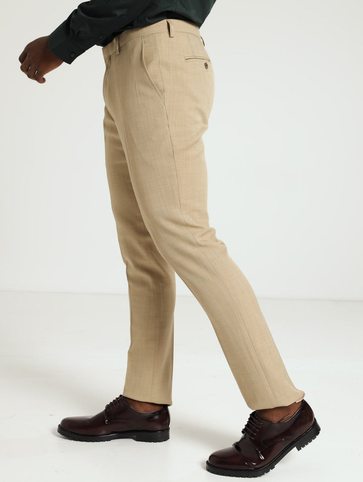 Slim Essential Suit Trouser - Tan