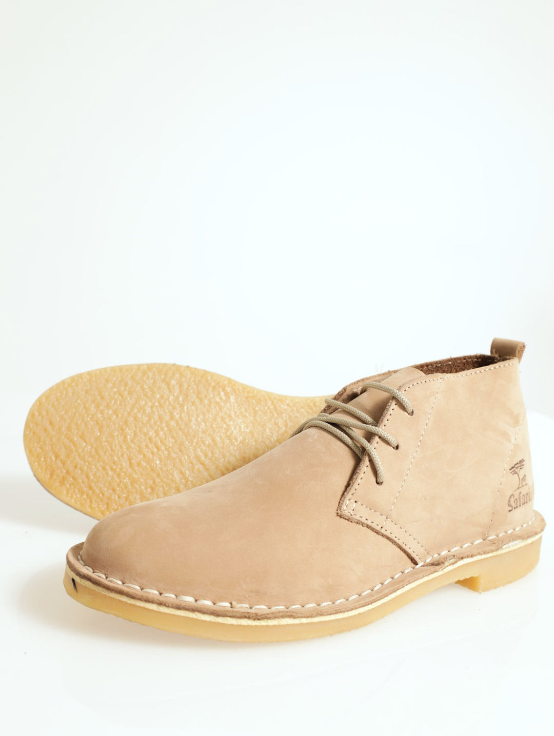 Odyssey Safari Stitch Down Nubuck Veldskoen - Sand