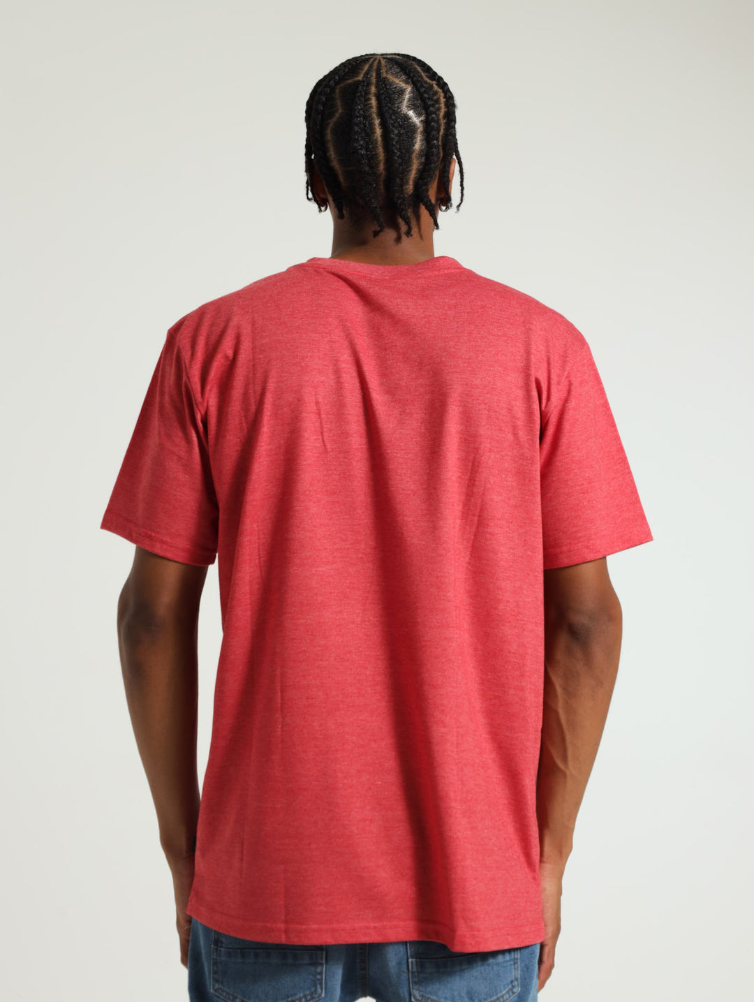 Covers Tee - Red Melange