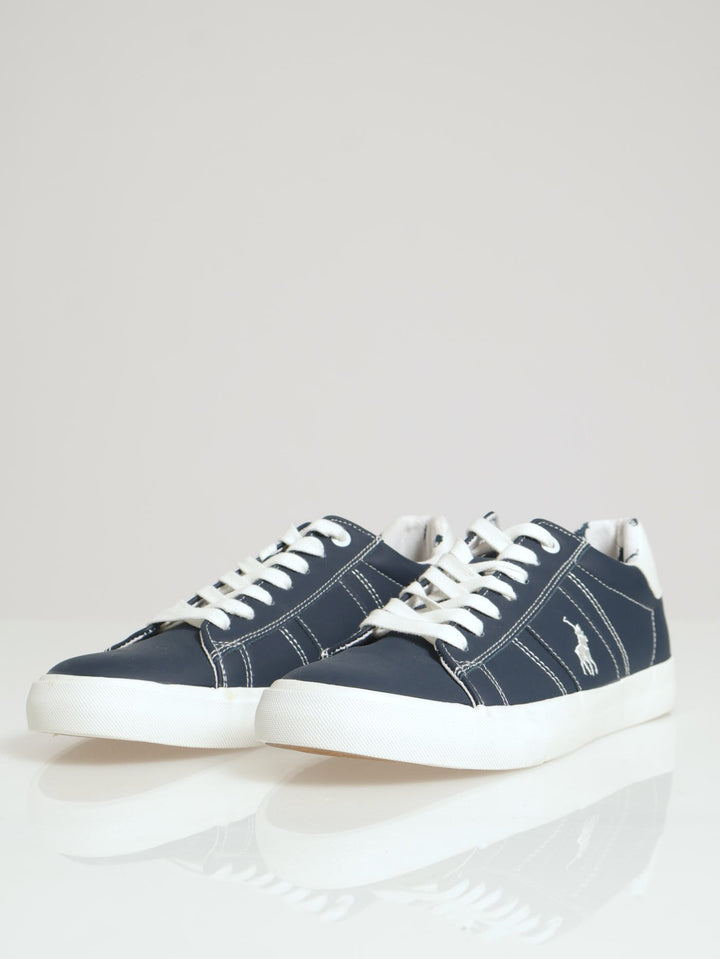 Stitch Basic Lace Up Sneaker - Navy/White