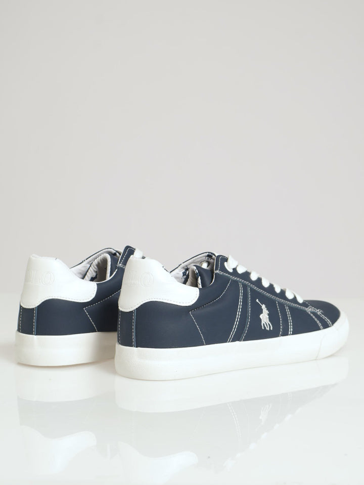 Stitch Basic Lace Up Sneaker - Navy/White
