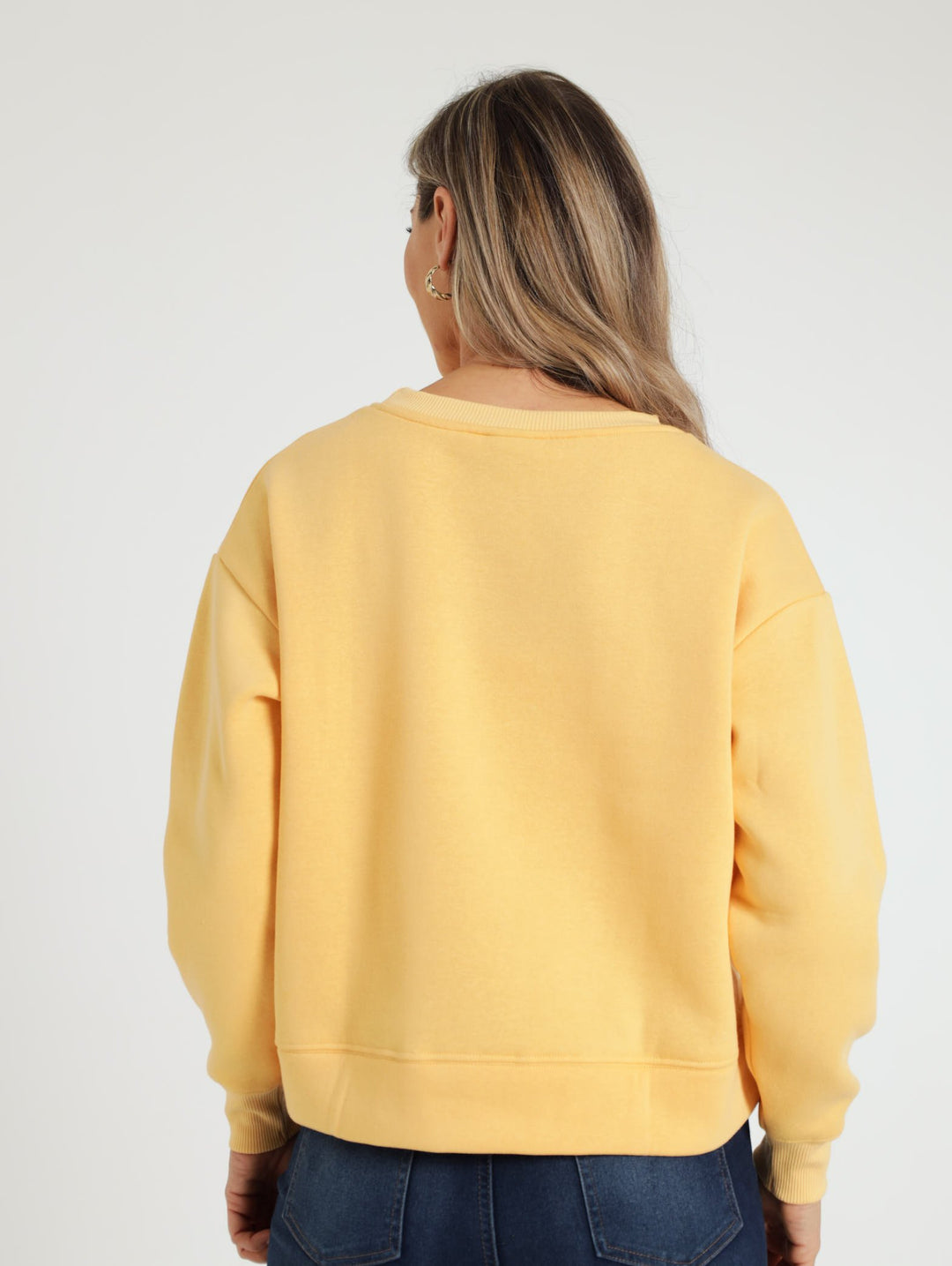 Arch Keyline Crew Sweater - Peach