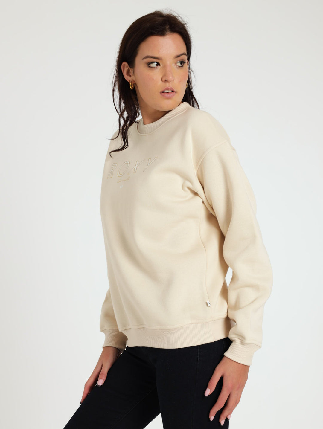 Day And Night Crew Sweater - Beige