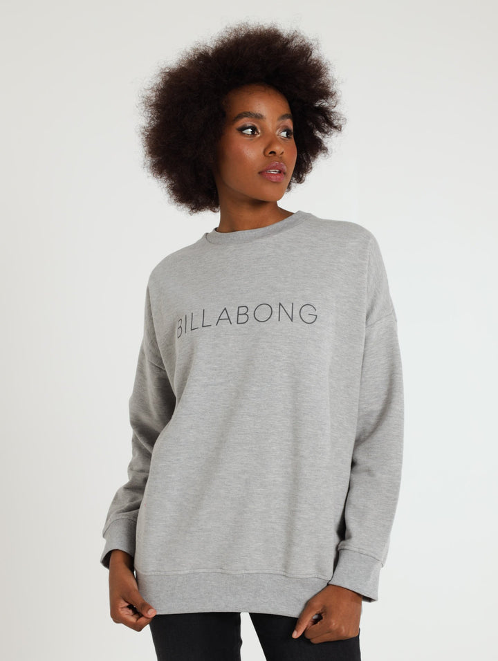 Long Island Crew Sweater - Grey Melange