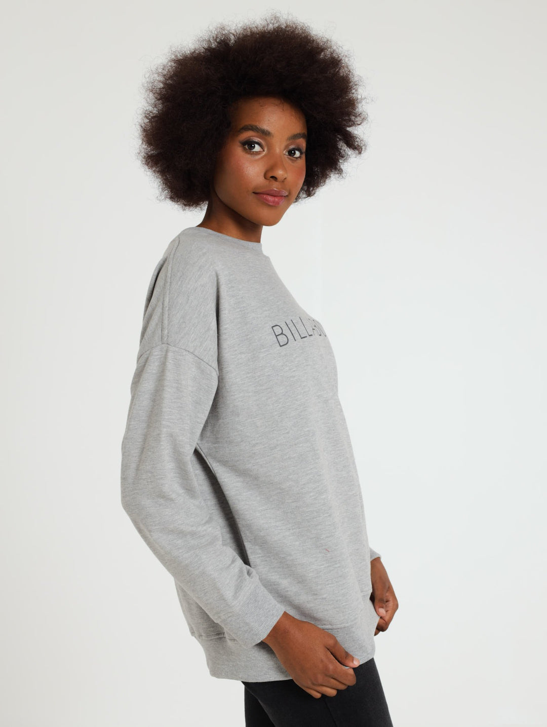 Long Island Crew Sweater - Grey Melange