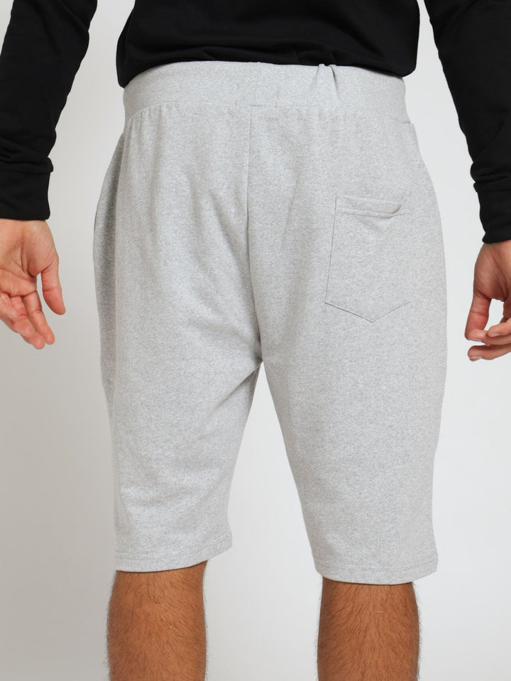 Fleece Logo Shorts - Grey Melange