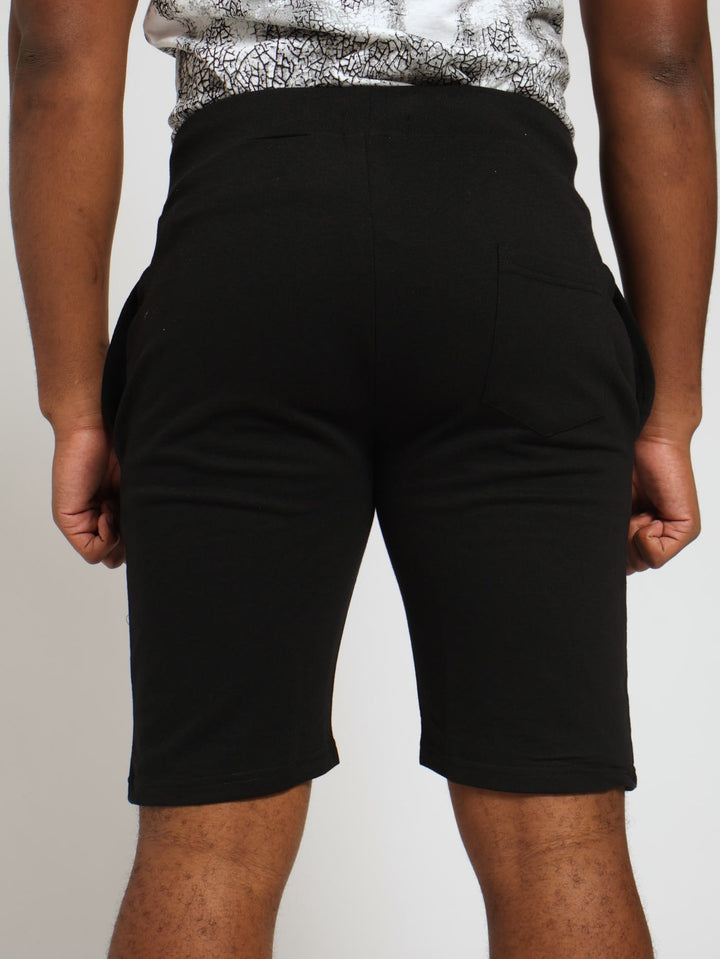 Fleece Logo Shorts - Black