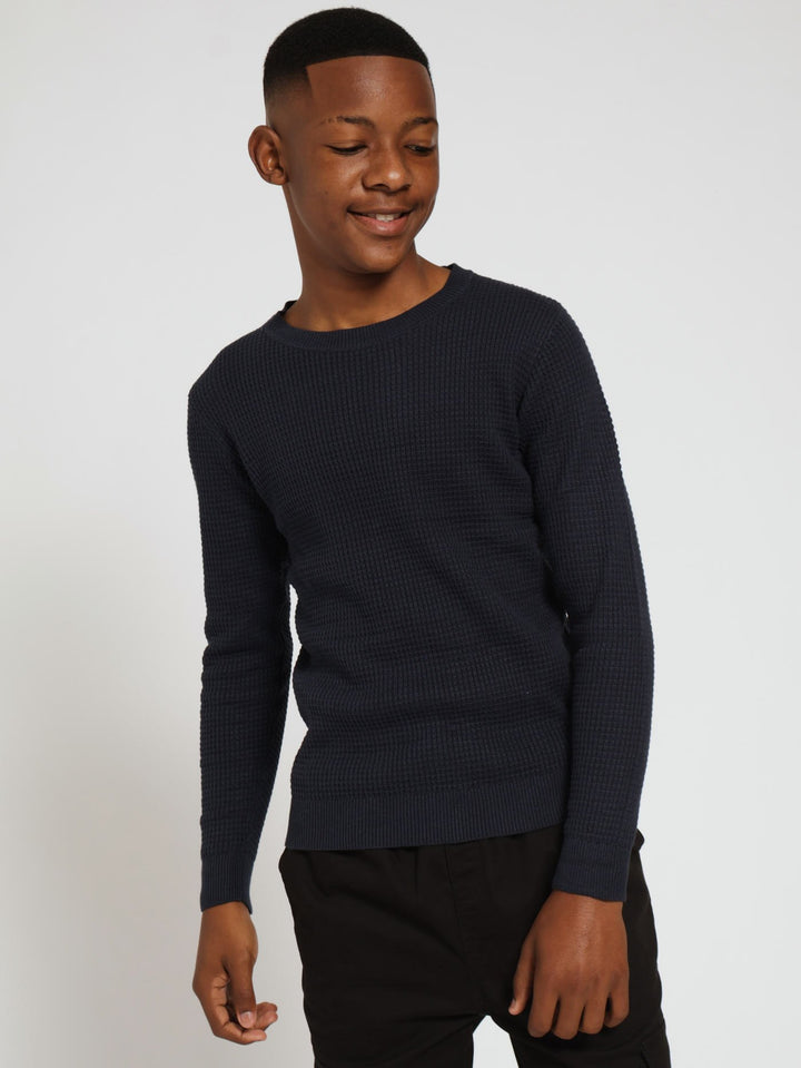 Boys Basic Knitwear - Navy