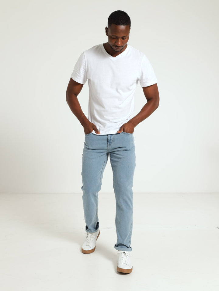 Basic V-Neck Tee - White