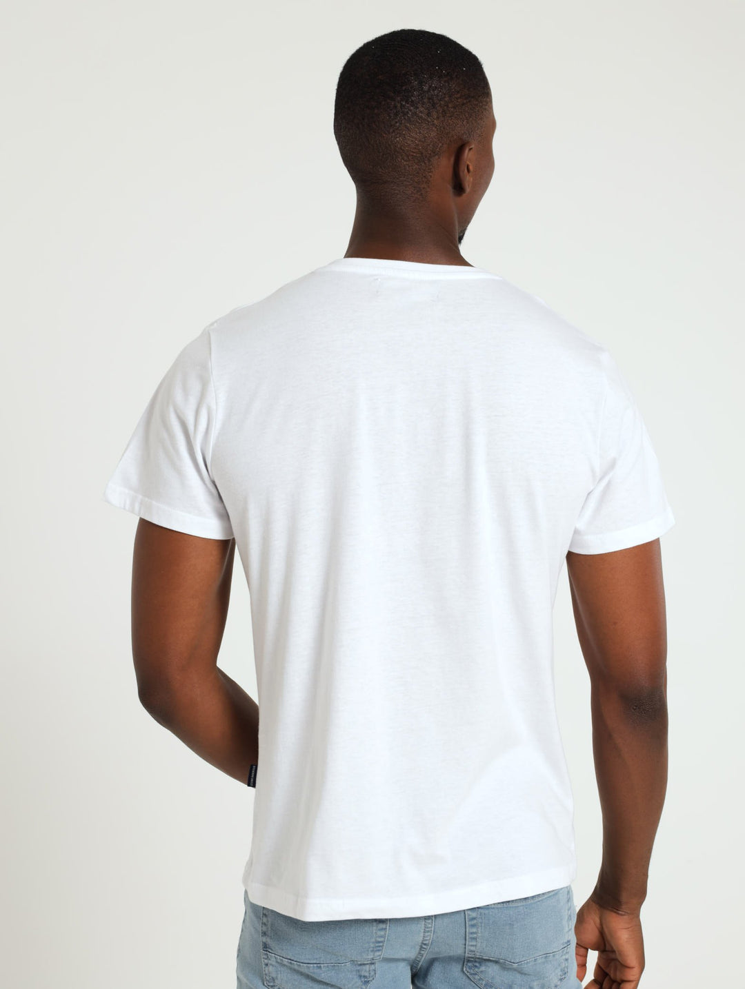 Basic V-Neck Tee - White