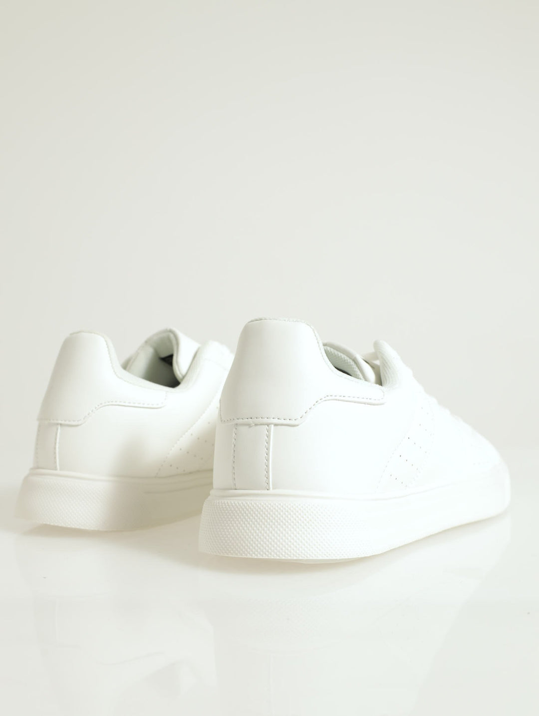 Keller Basic Pu Lace-Up Sneaker - White