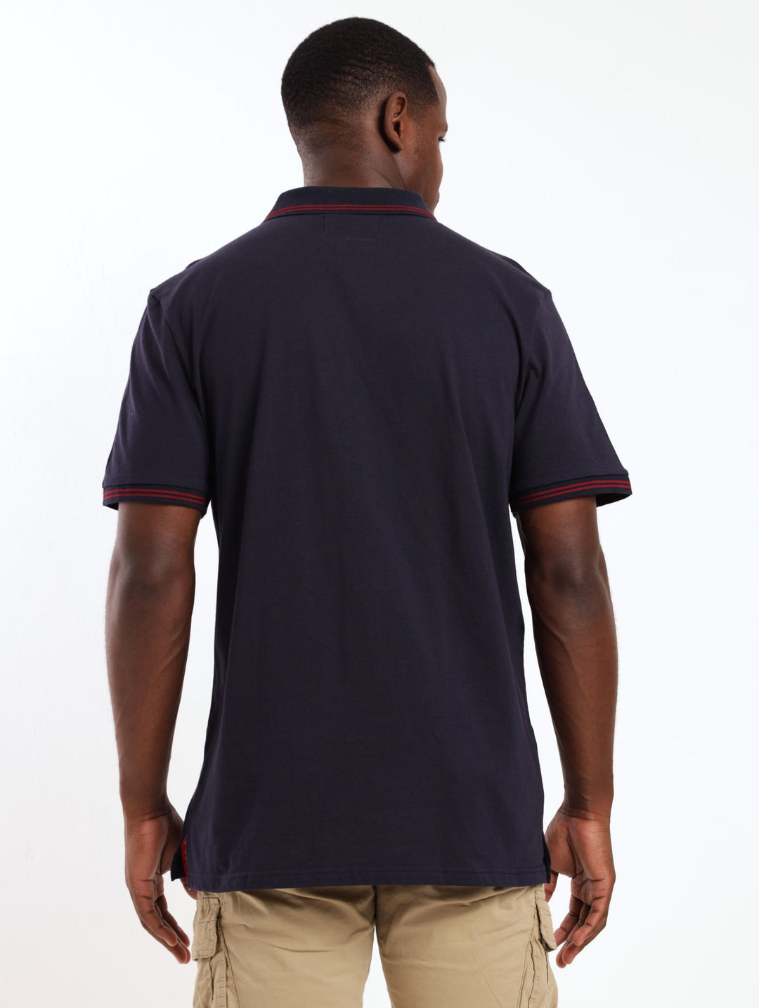 Men's Single Jersey Golfer - Navy