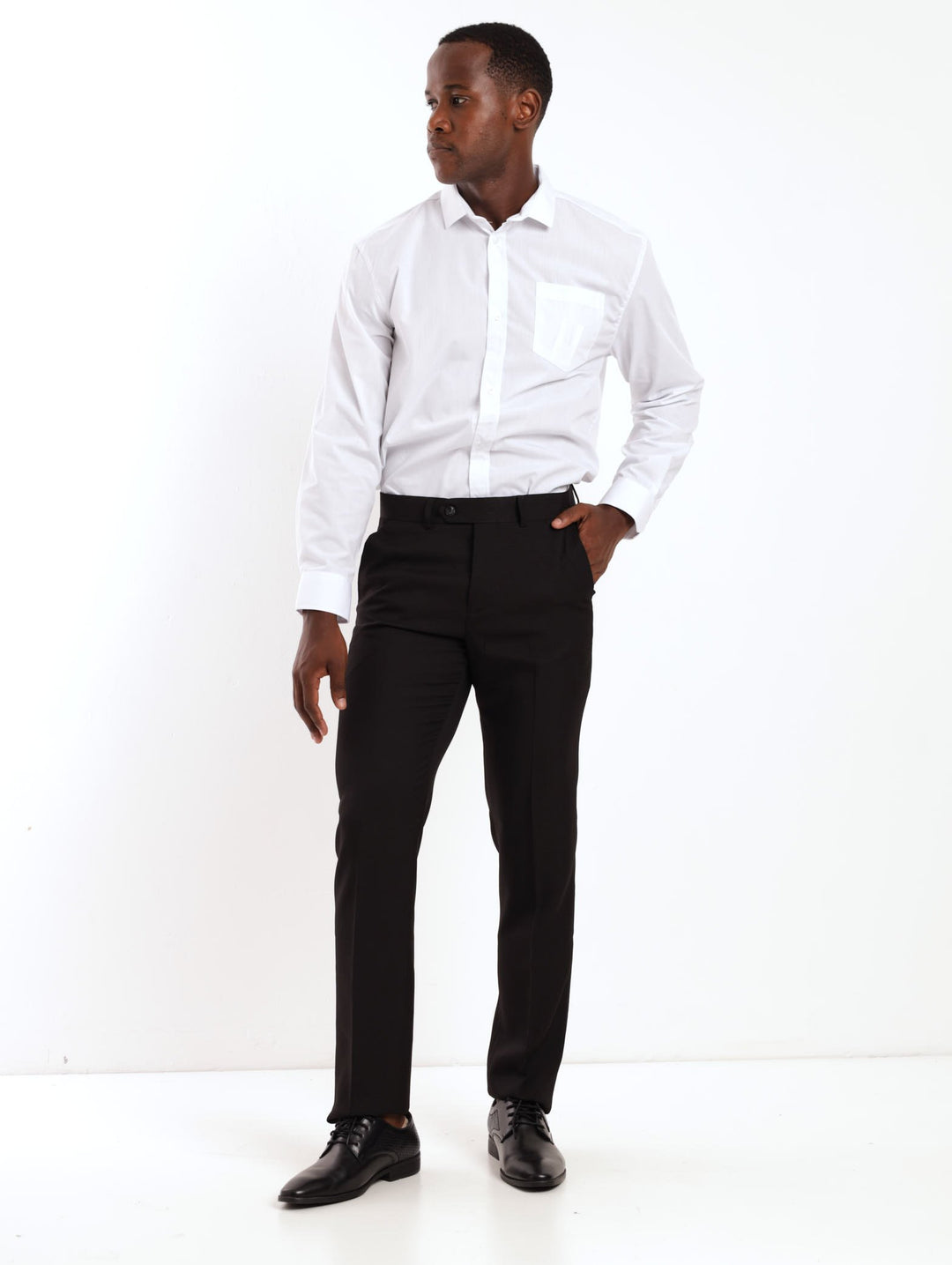 Men's Regular Essential Suit Trouser - Black