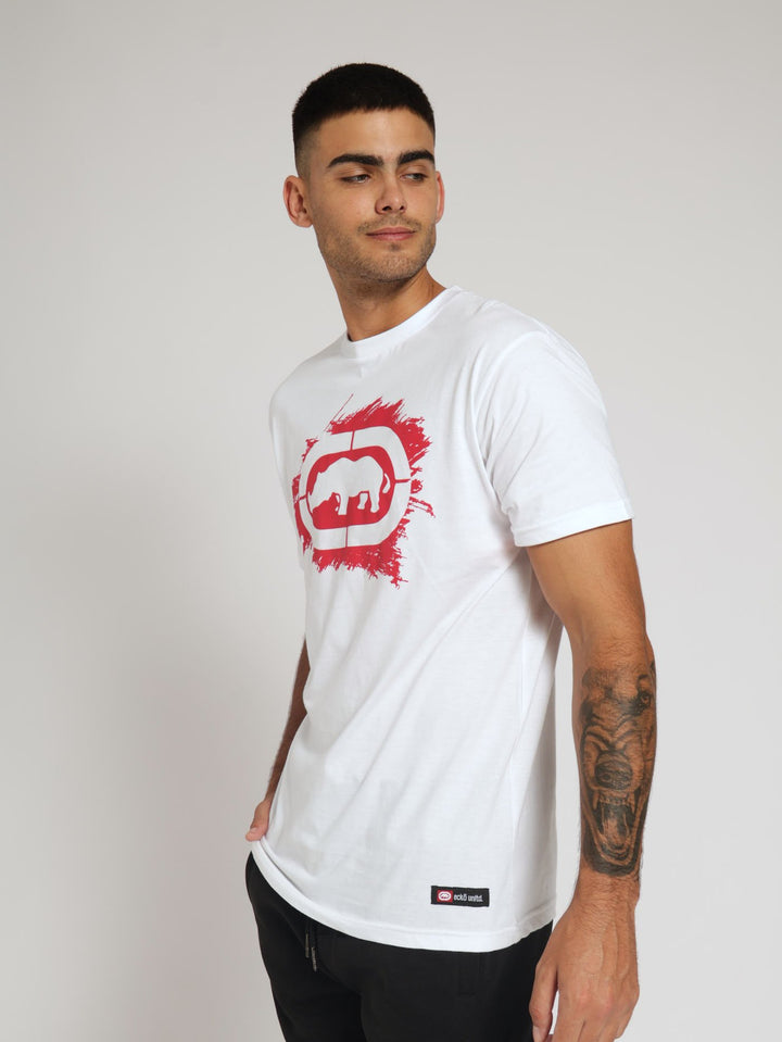 Chest Logo Tee - White