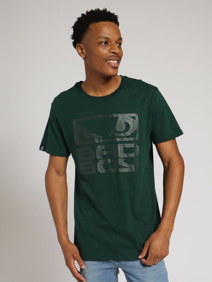 Bevel Trekking Crew Tee - Dark Green