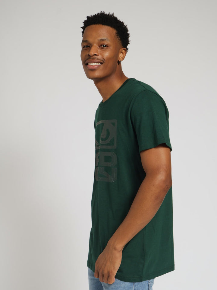 Bevel Trekking Crew Tee - Dark Green