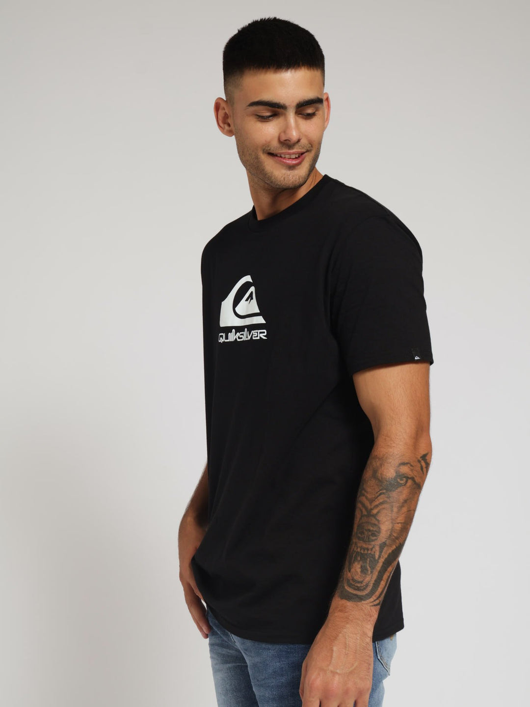 Corp Logo Tee - Black