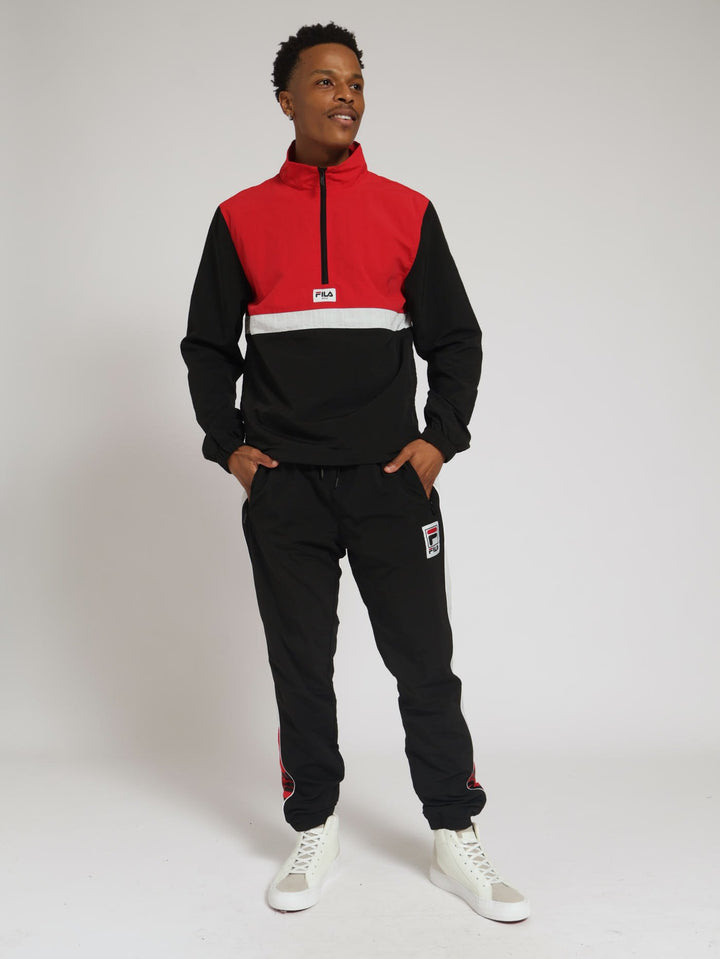 Bulls 1/4 Zip Jacket - Red