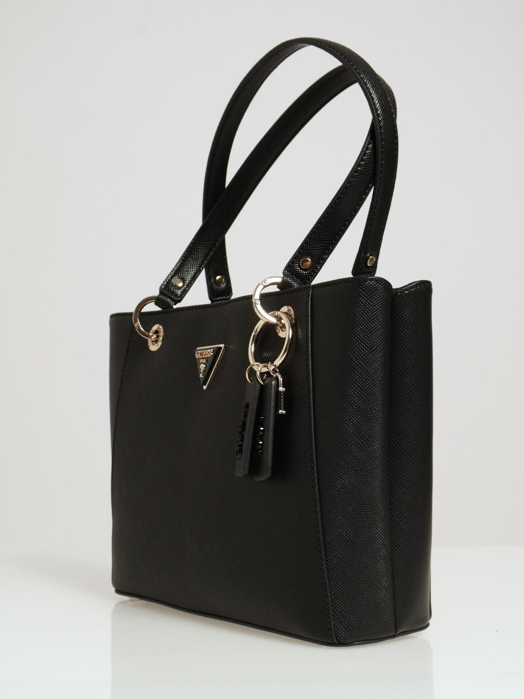 Noelle Small Tote Bag - Black