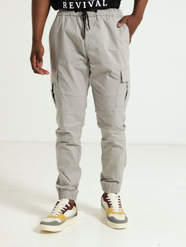 Skater Cargo Jogger - Light Grey